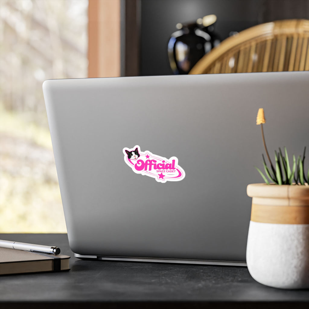 Official Space Cadet Cat Kiss-Cut Vinyl Decal