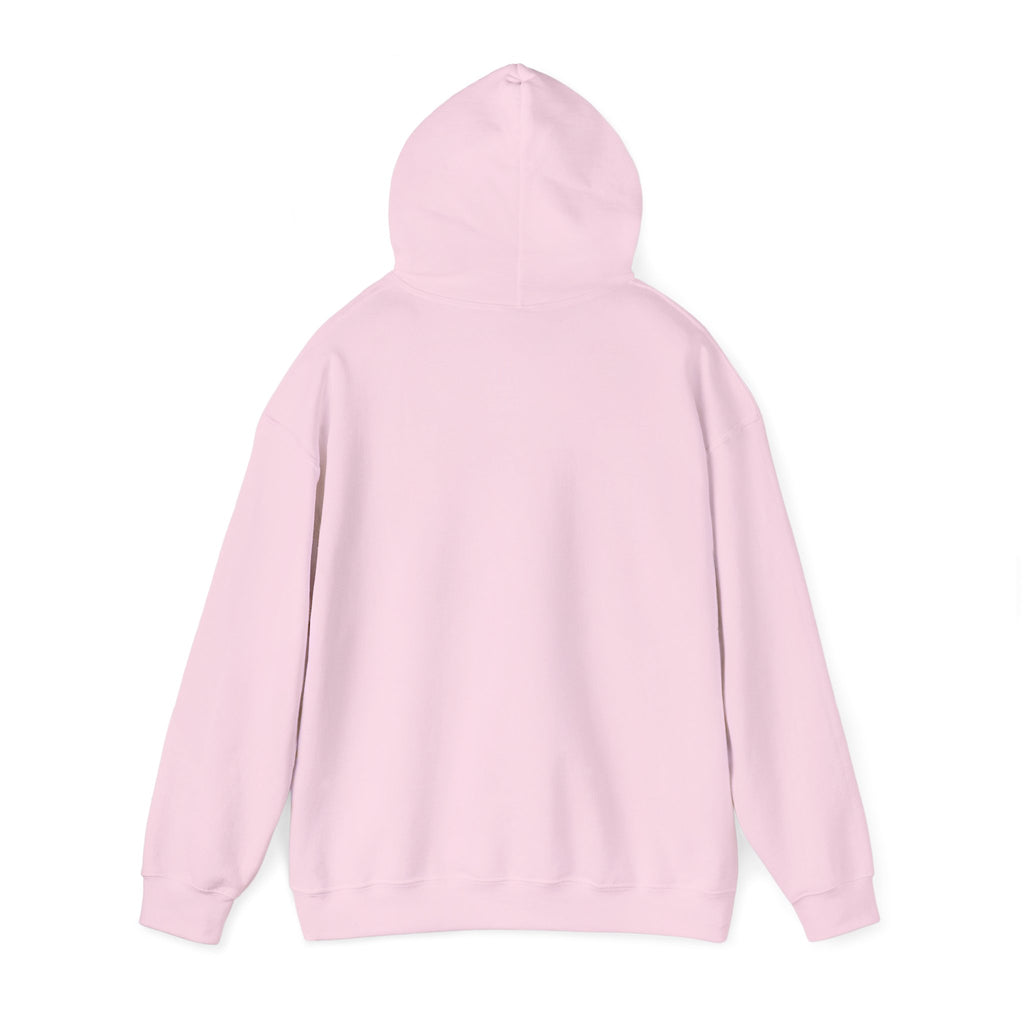 Official Snack Court Cat Hoodie — Pink Retro Logo Pullover