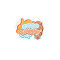 Sticker — 'Stay Trippin'' Colorful Kiss-Cut Vinyl Decal (Retro Cute Cat Design)