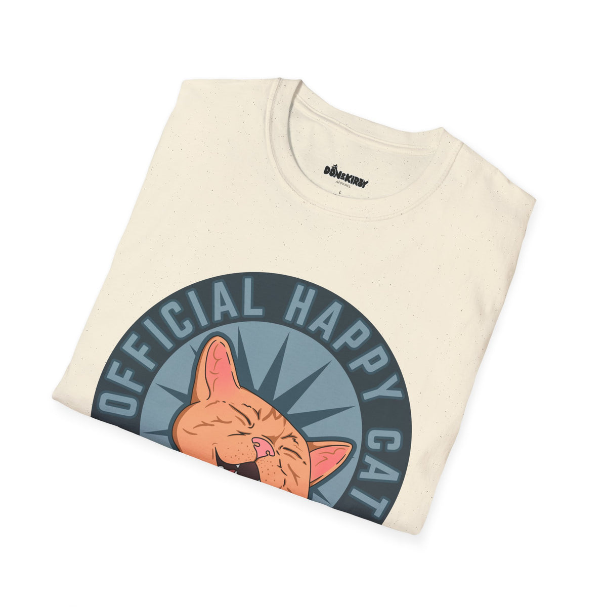 Official Happy Cat T-Shirt — Retro Smiling Cat Graphic Tee