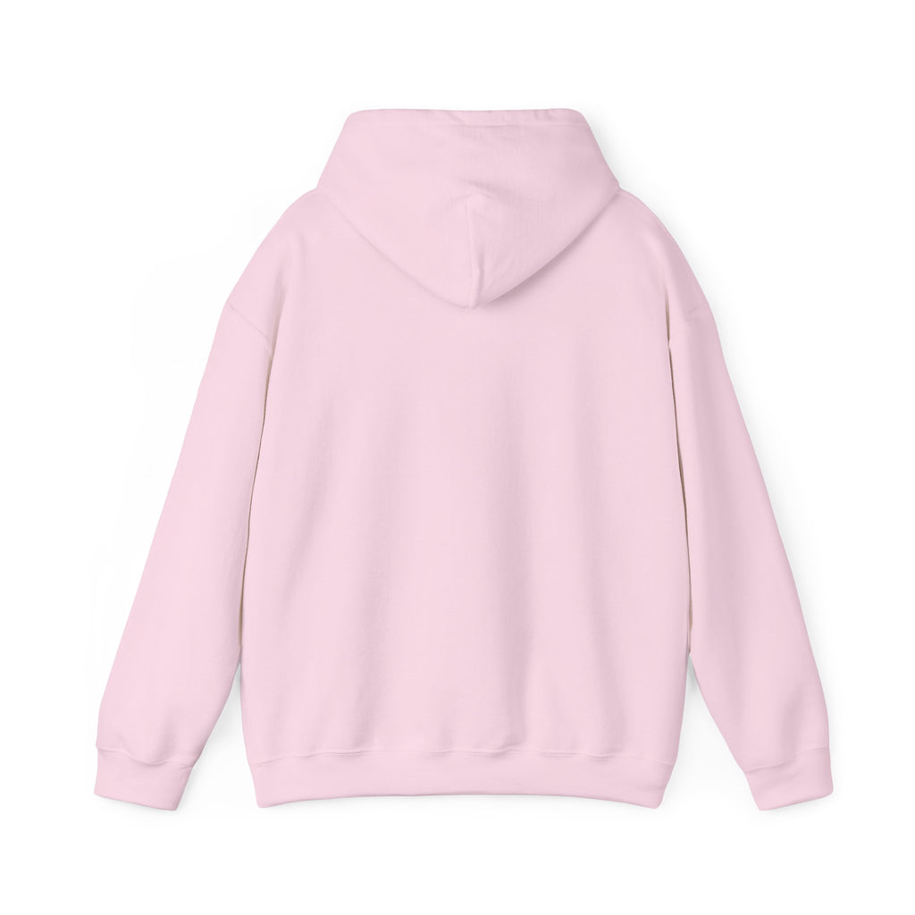 Official Snack Court Cat Hoodie — Pink Retro Logo Pullover