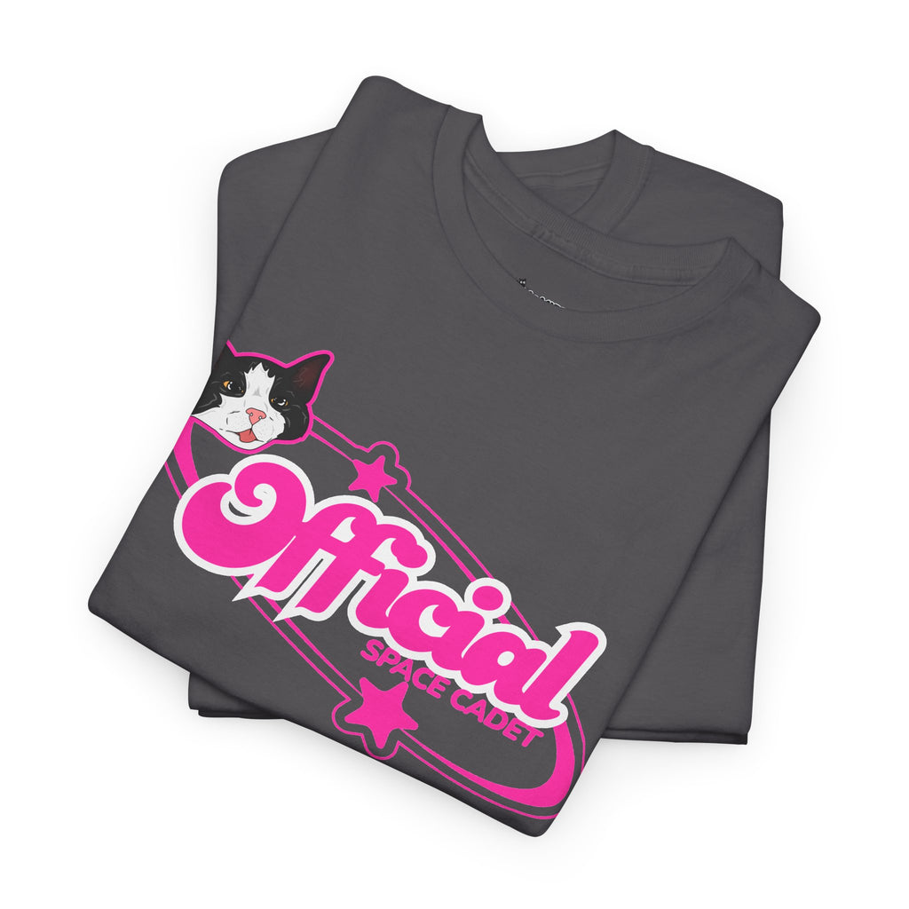 T-Shirt — “Official Ship Cadet” Cute Cat Graphic Tee