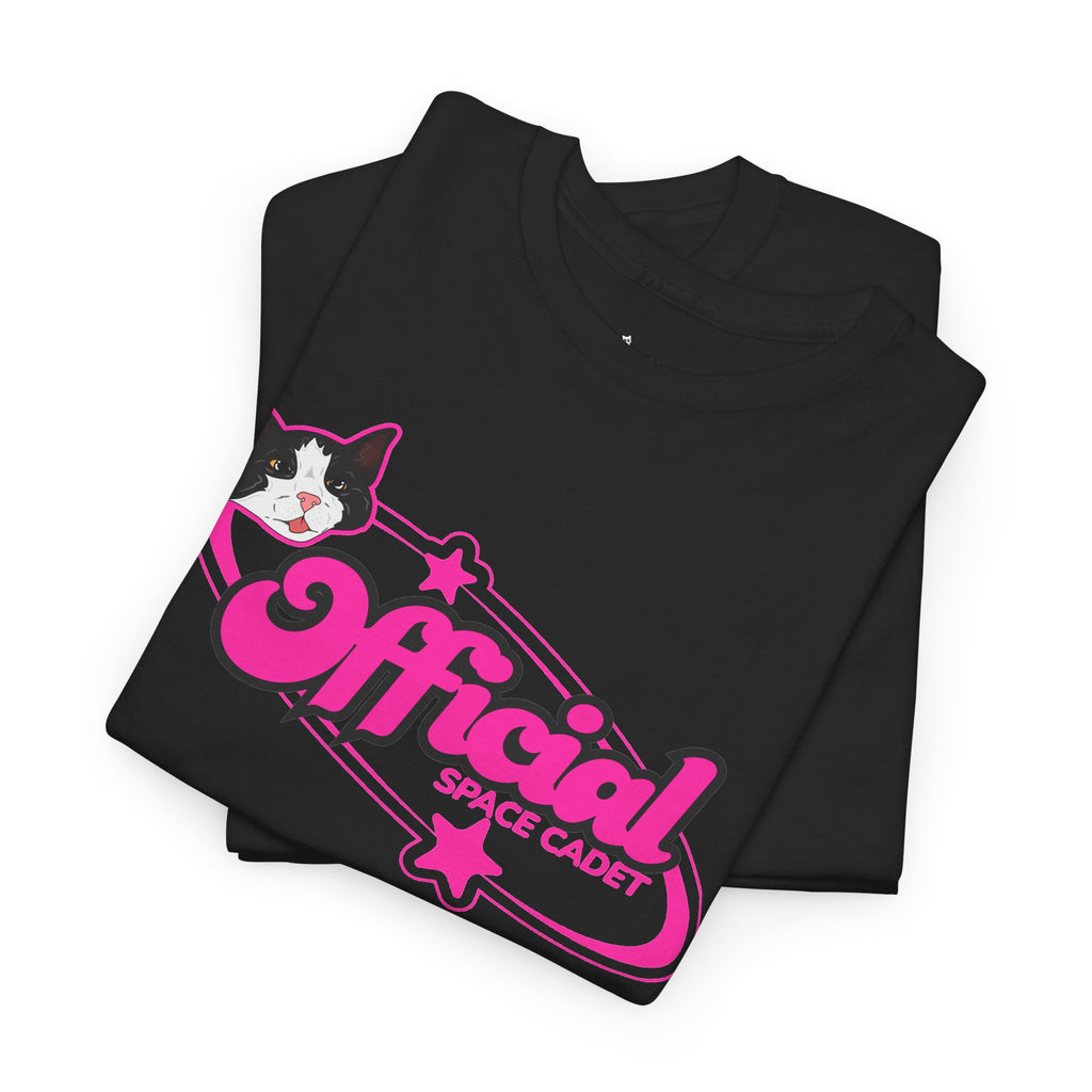 T-Shirt — “Official Ship Cadet” Cute Cat Graphic Tee