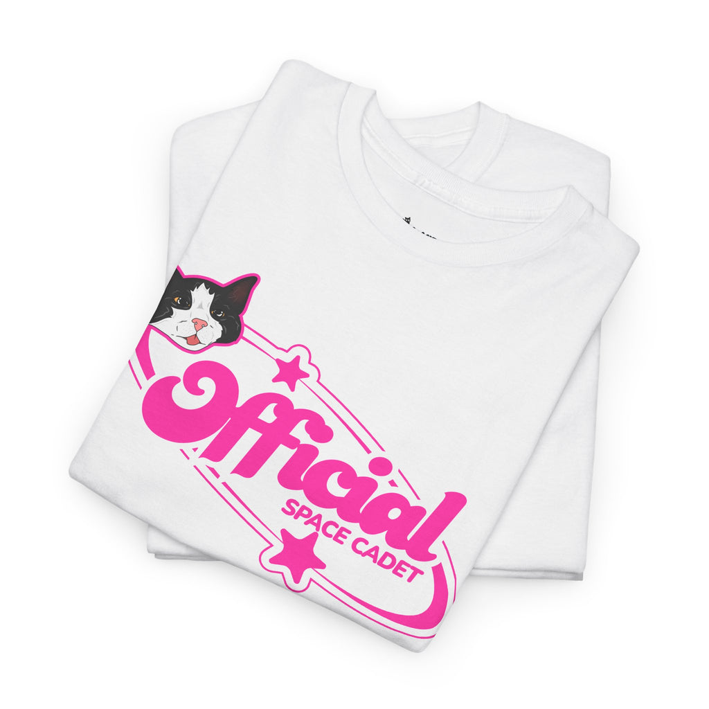 T-Shirt — “Official Ship Cadet” Cute Cat Graphic Tee