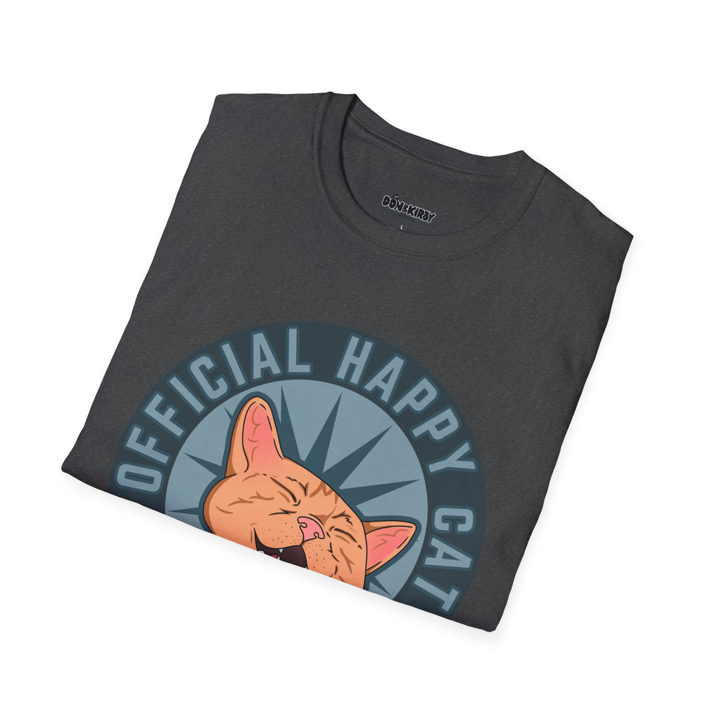 Official Happy Cat T-Shirt — Retro Smiling Cat Graphic Tee