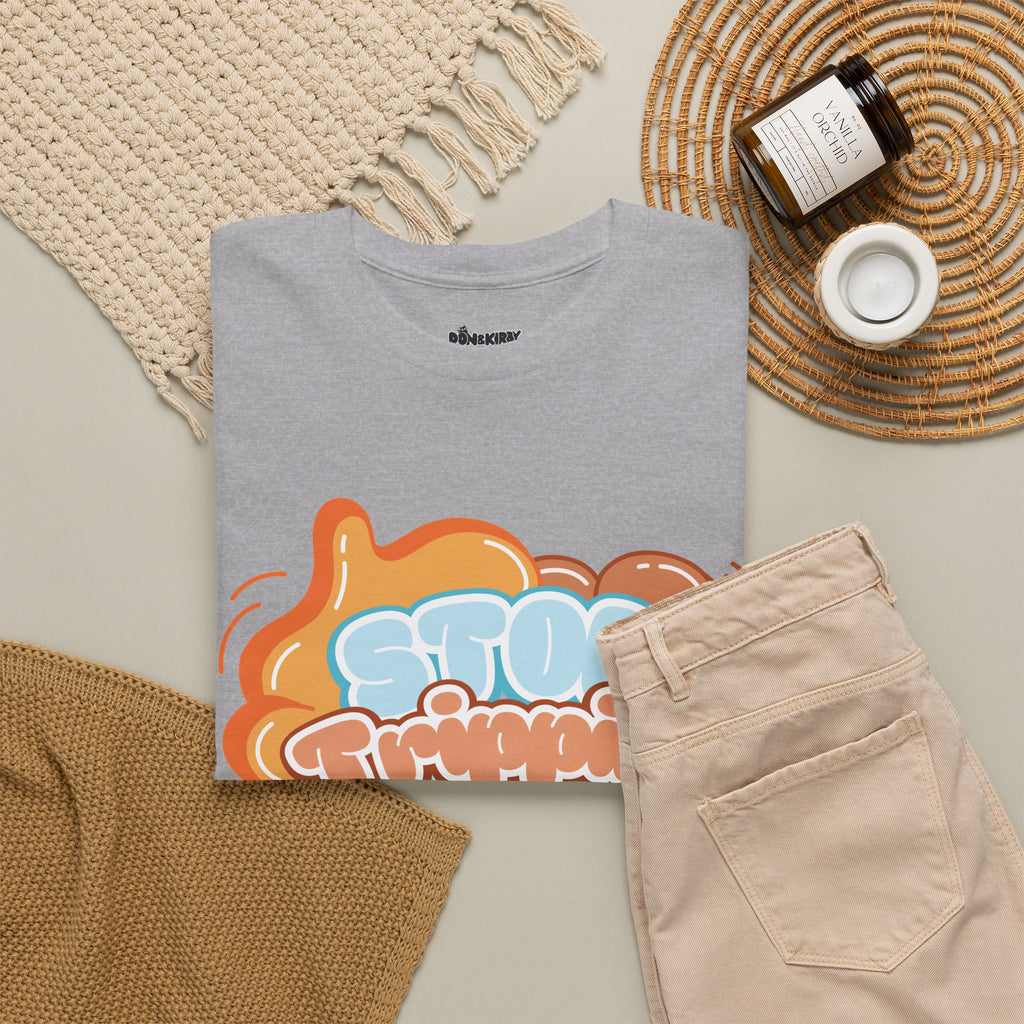 T-Shirt — 'Stop Trippin' Retro Bubble Graphic Tee