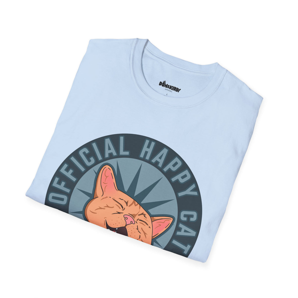 Official Happy Cat T-Shirt — Retro Smiling Cat Graphic Tee