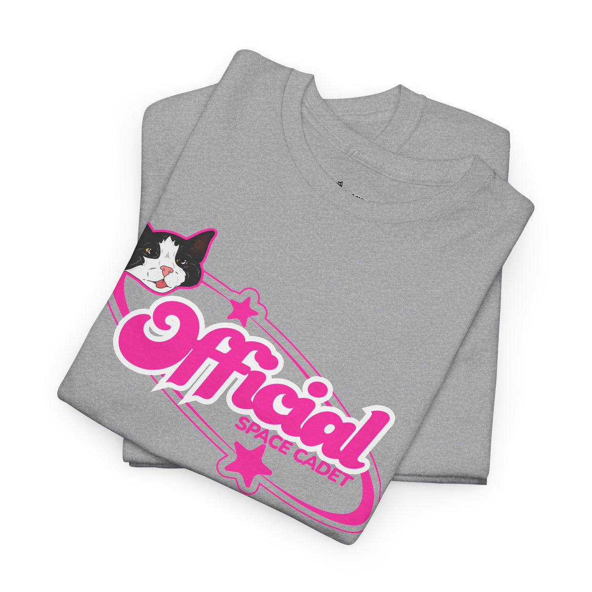 T-Shirt — “Official Ship Cadet” Cute Cat Graphic Tee