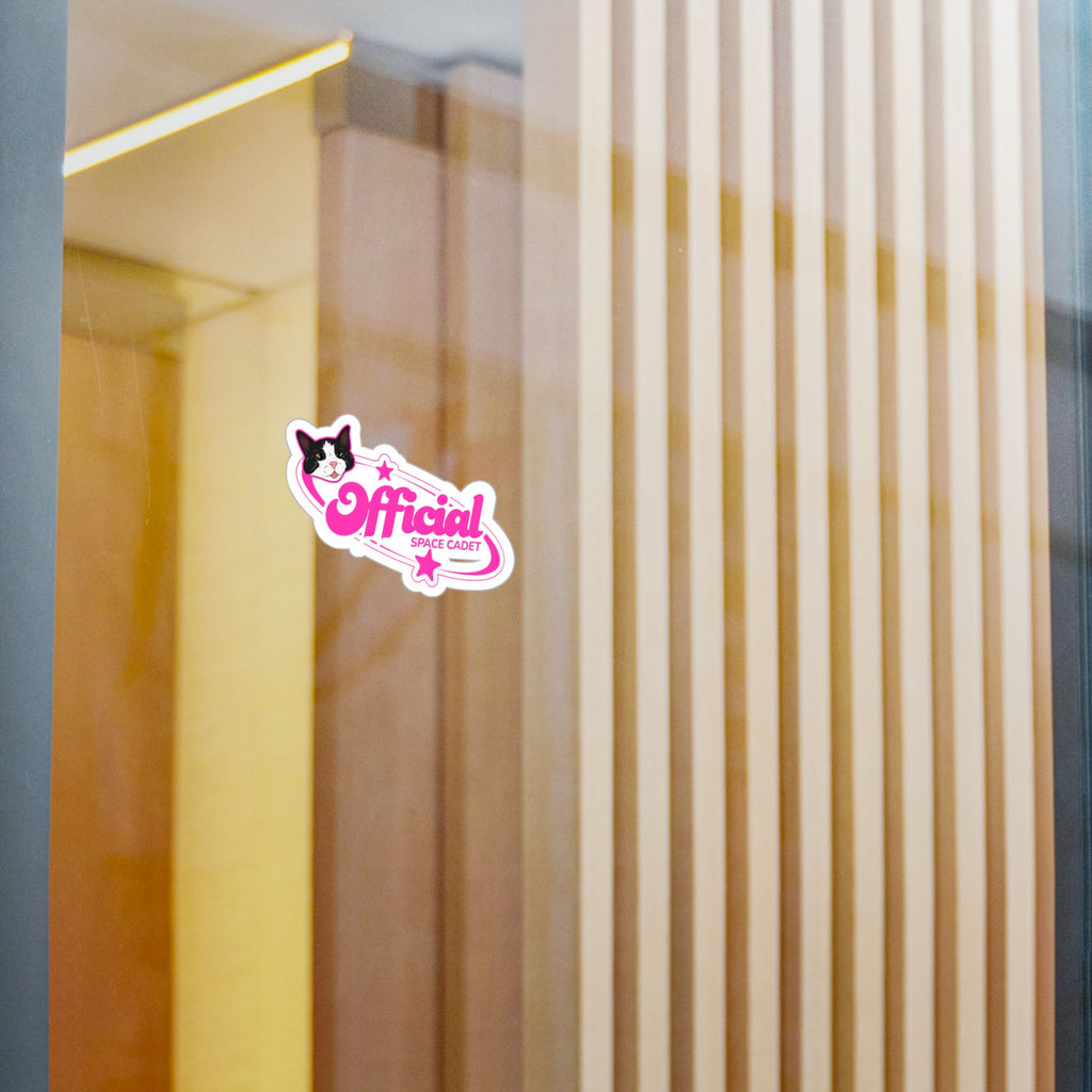 Official Space Cadet Cat Kiss-Cut Vinyl Decal