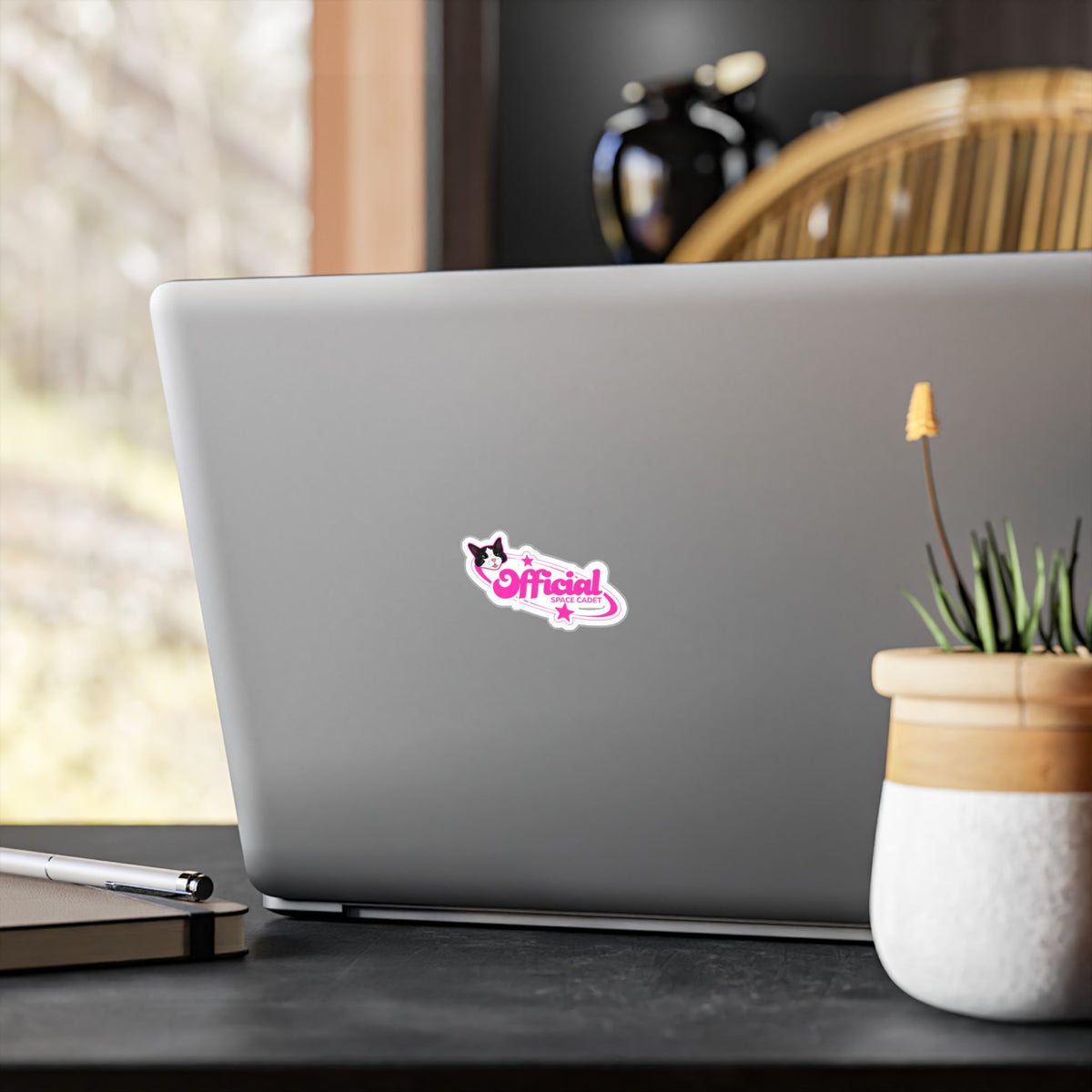 Official Space Cadet Cat Kiss-Cut Vinyl Decal