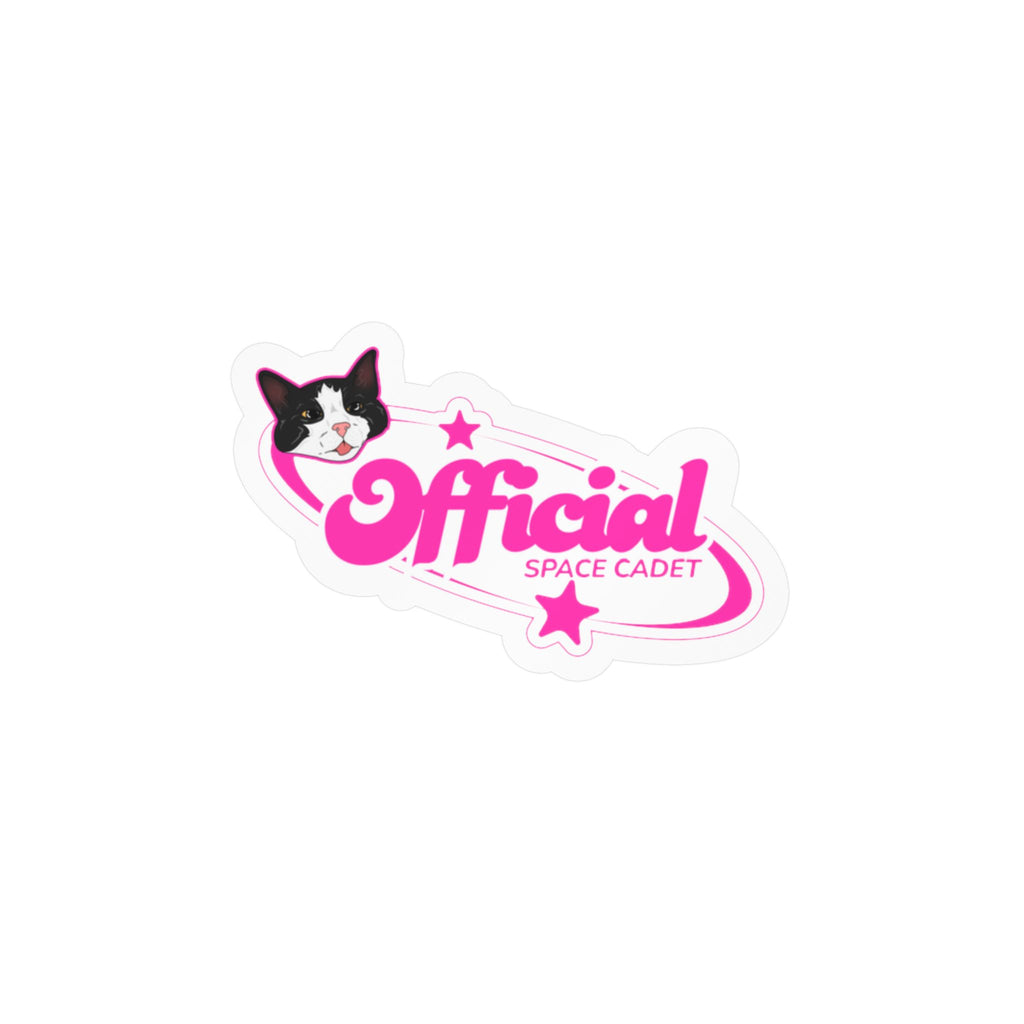 Official Space Cadet Cat Kiss-Cut Vinyl Decal