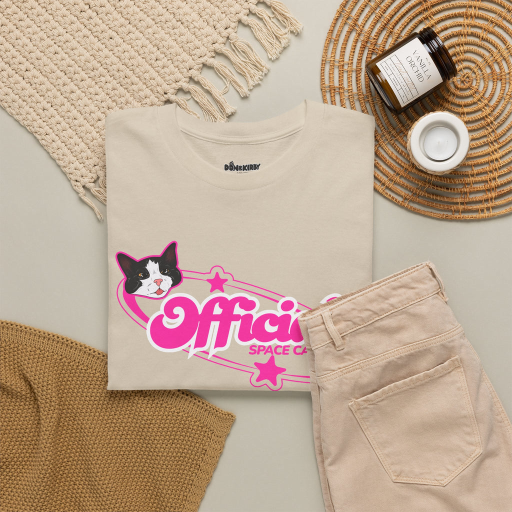 T-Shirt — “Official Ship Cadet” Cute Cat Graphic Tee