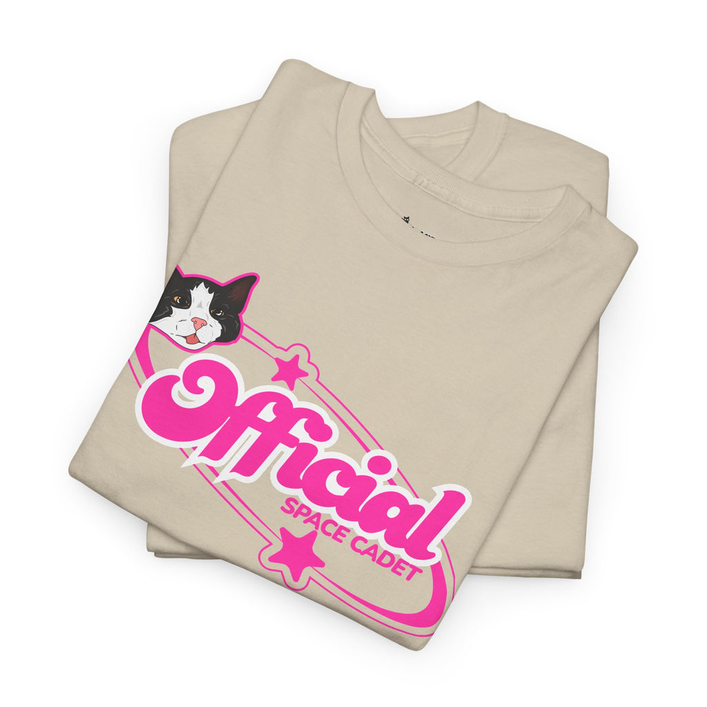 T-Shirt — “Official Ship Cadet” Cute Cat Graphic Tee