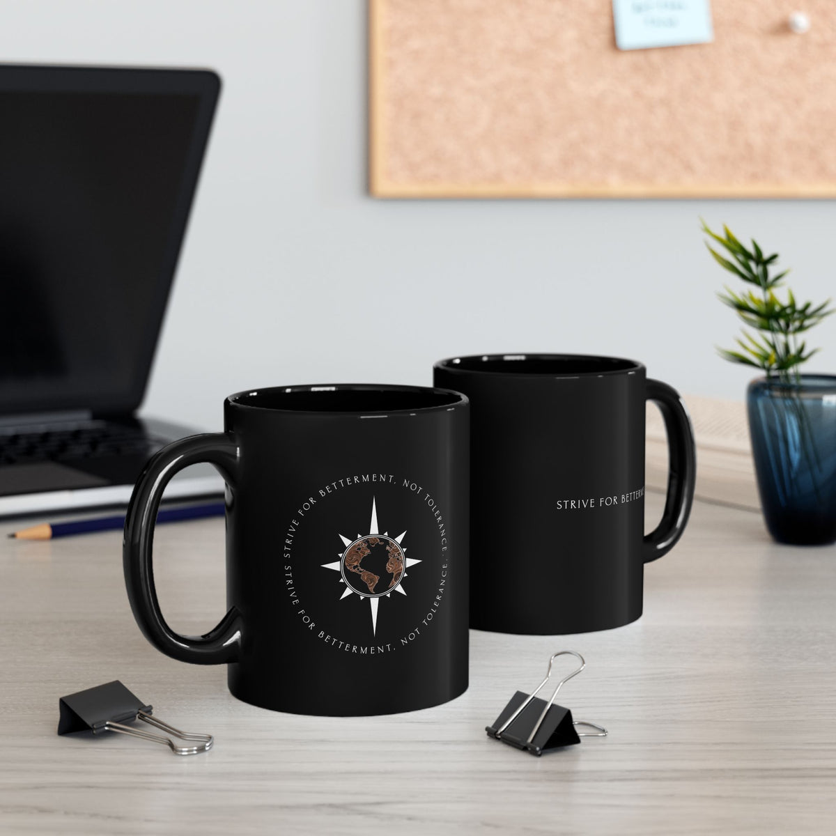Strive For Betterment | Ceramic Mug (11oz, 15oz)