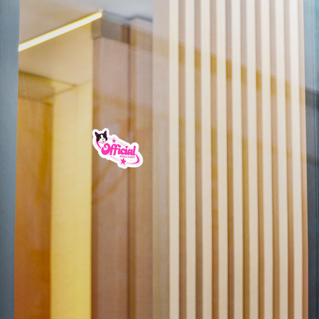 Official Space Cadet Cat Kiss-Cut Vinyl Decal