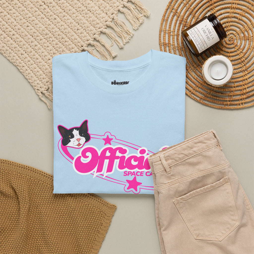 T-Shirt — “Official Ship Cadet” Cute Cat Graphic Tee